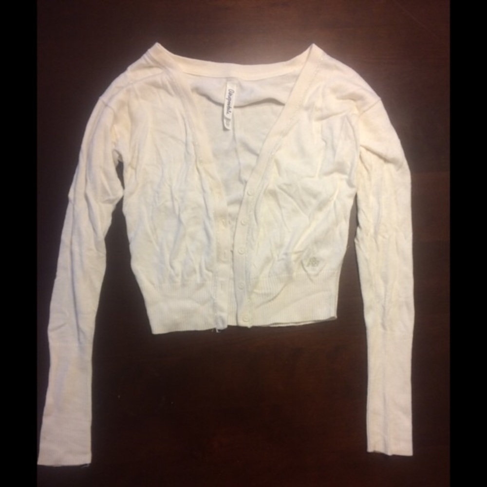 Aeropostale White Cardigan